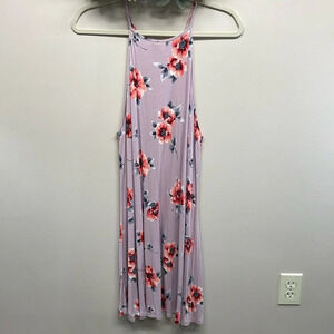 Forever 21+ Lavender Floral Sleeveless Swing Dress 1X